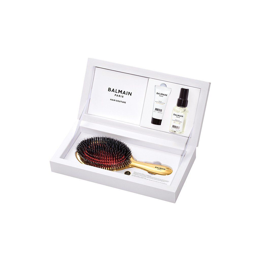 Balmain Golden Spa Brush Set 100% kančí štětiny