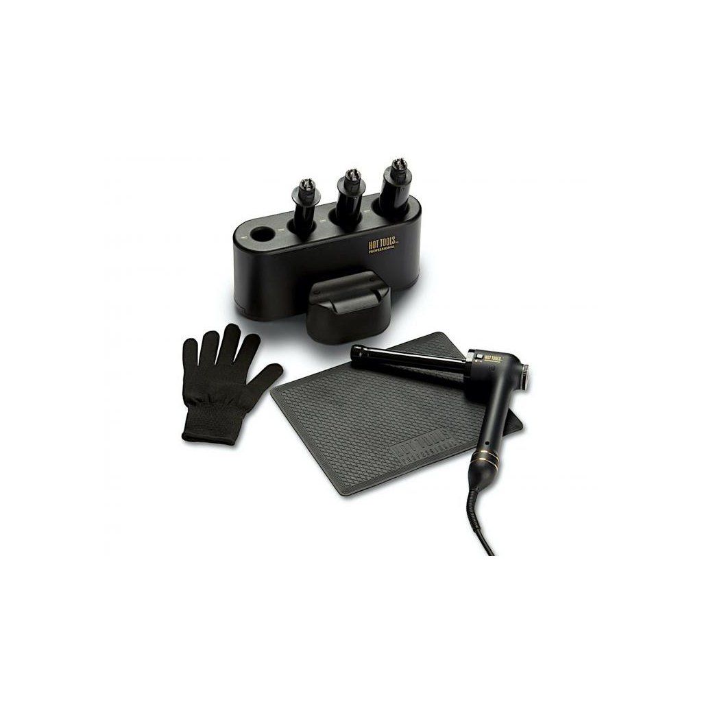 Hot Tools Black Gold Curl Bar Set Black