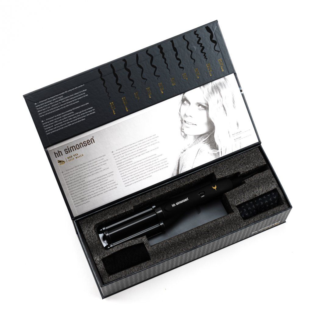 HH Simonsen ROD Curling Iron VS5 Deep Waver Black
