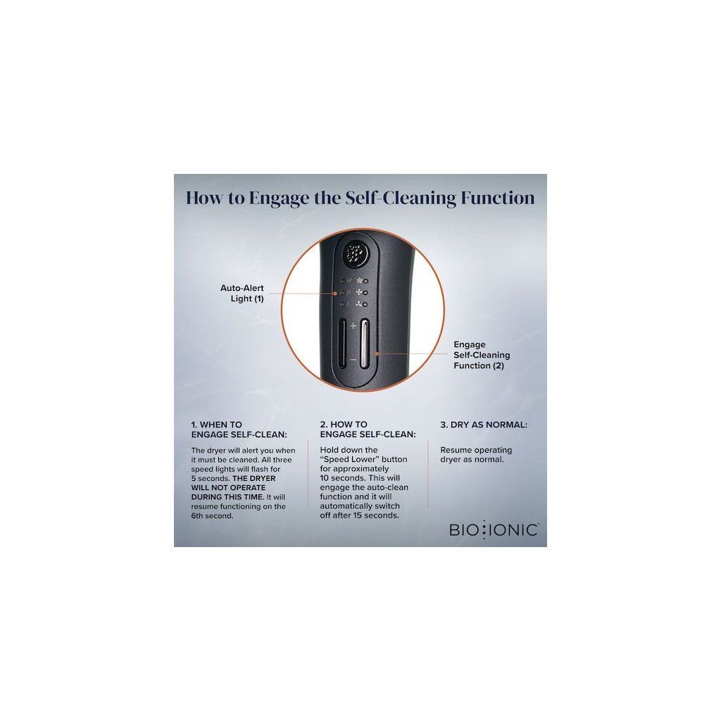 Bio Ionic SMART-X™ High Efficiency Dryer Black