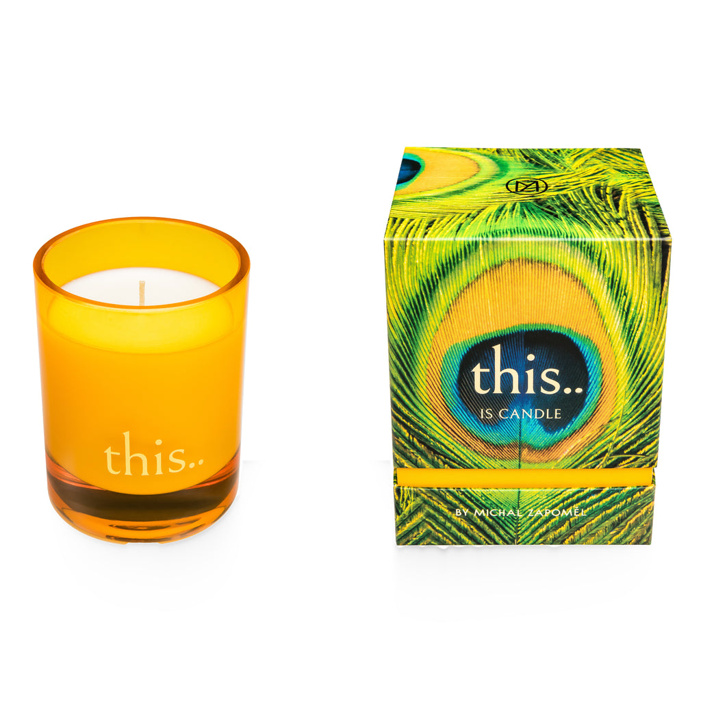 this.. IS GIFT BOX Parfum and Candle LIGHT Amber Color