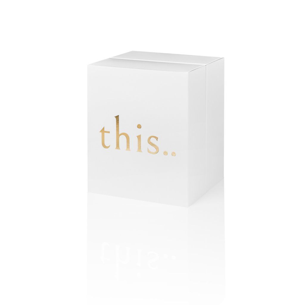this.. IS GIFT BOX Parfum and Candle DARK Amber Color