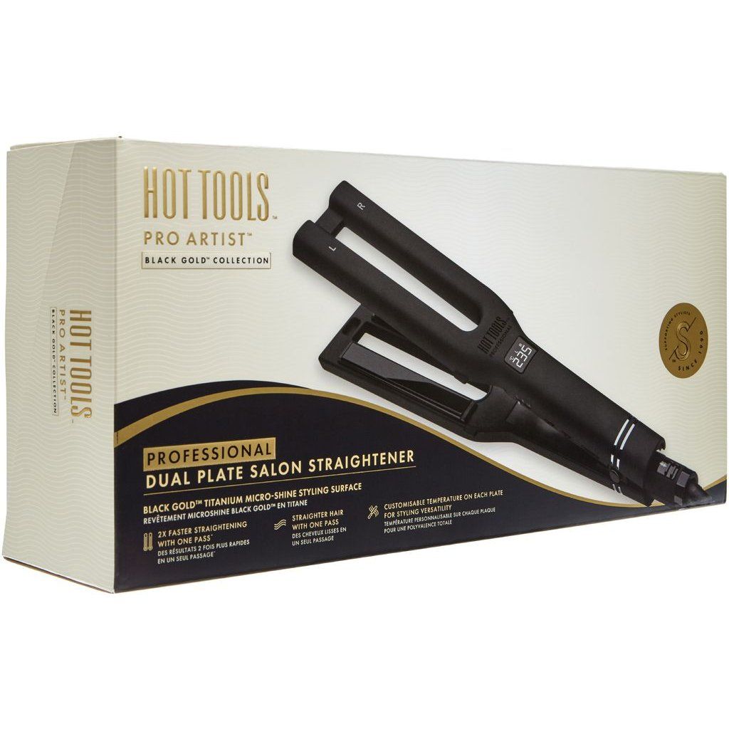 Hot Tools Dual Plate Straightener Black