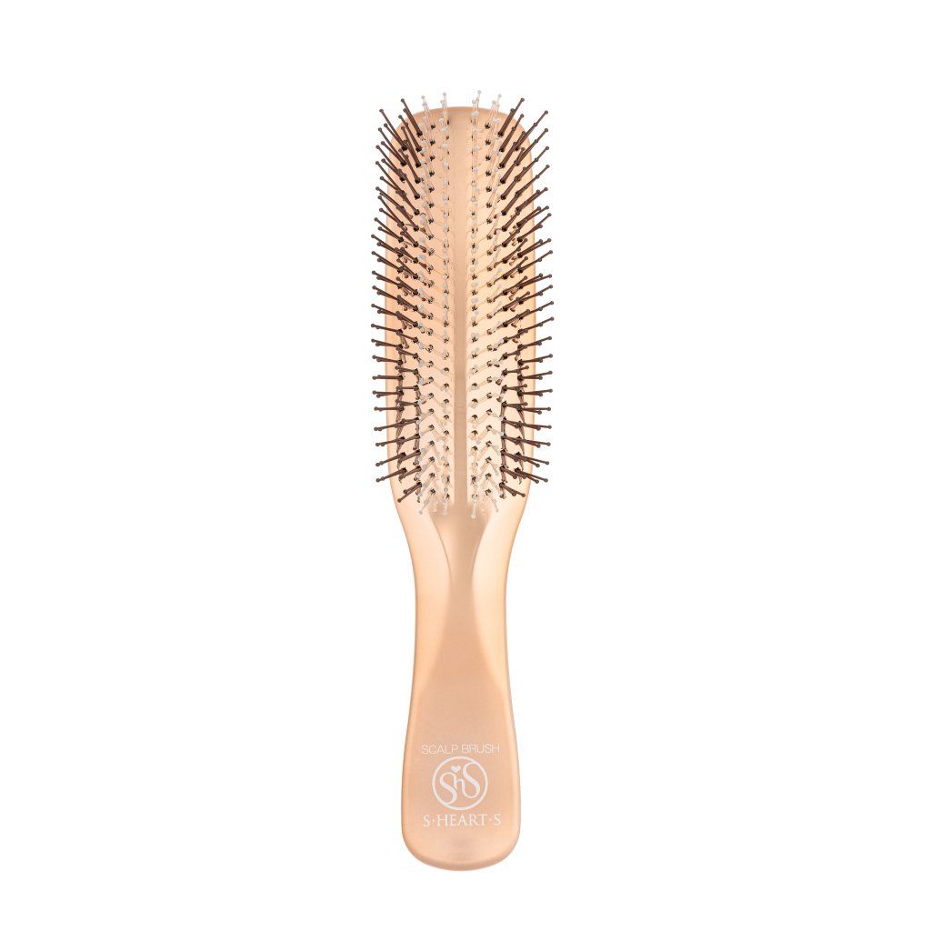 S.Heart.S Scalp Brush World Long Rose Gold