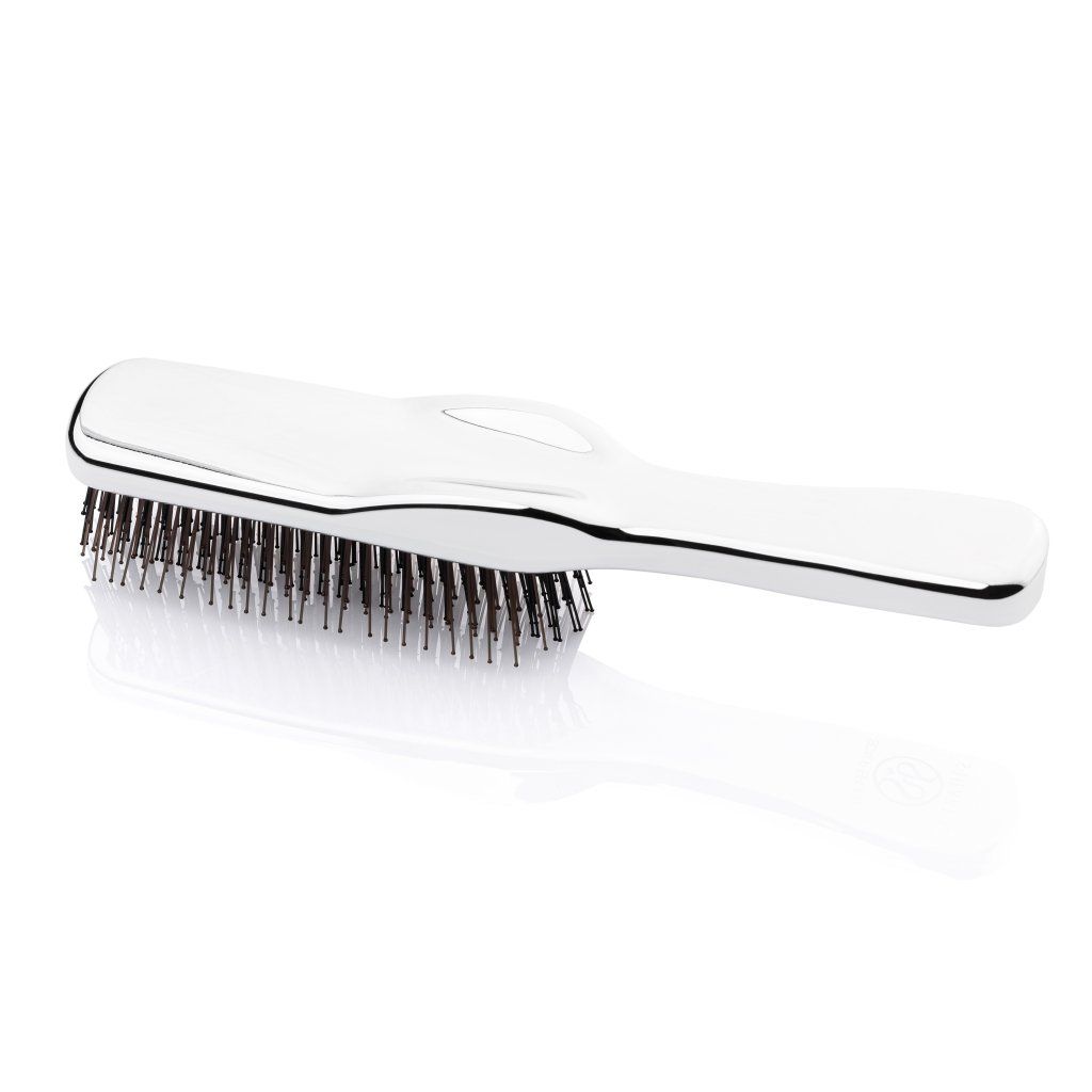S.Heart.S Scalp Brush Plus Professional Long Silver