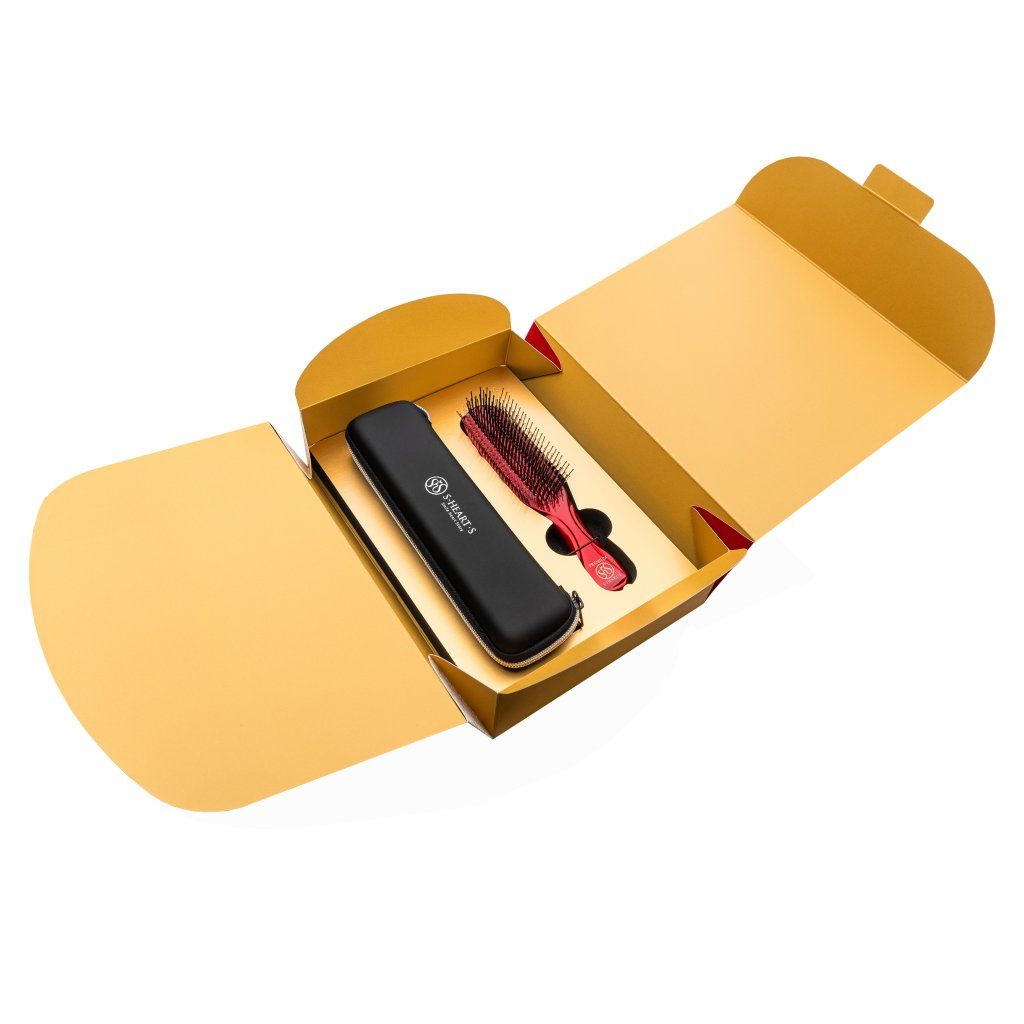 S.Heart.S Scalp Brush World Premium Long Red
