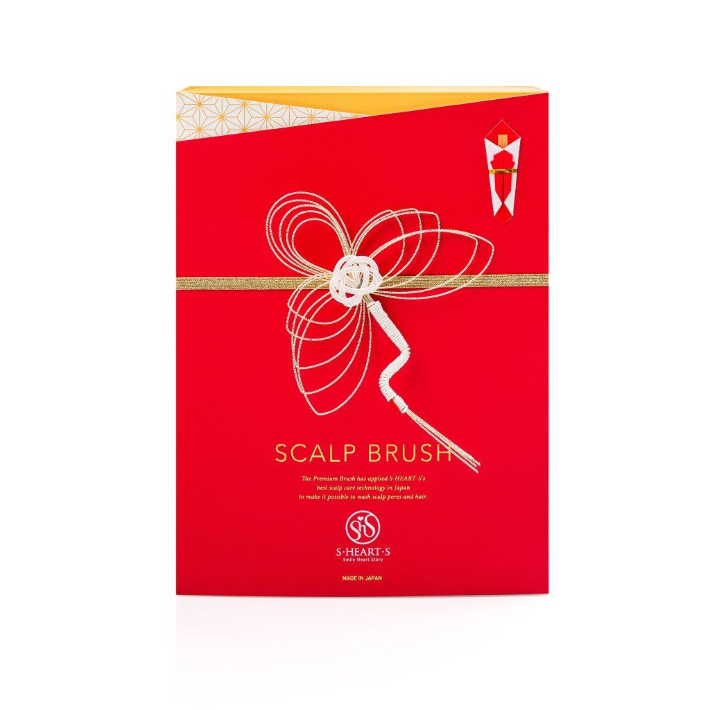 S.Heart.S Scalp Brush World Premium Long Red