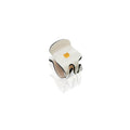Balmain Cellulose Acetate Pince à Cheveux Extra Small White/Black