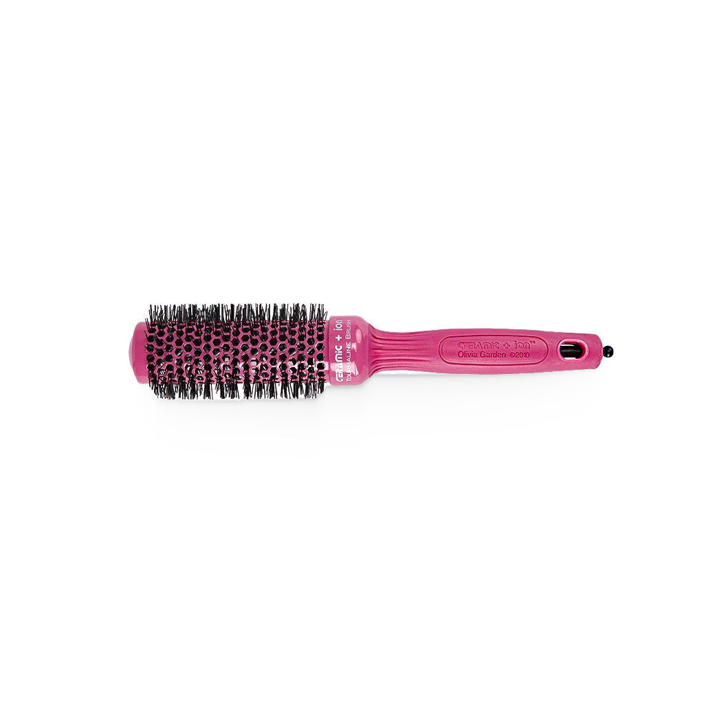 Olivia Garden Ceramic + Ion Thermal Brush Pink