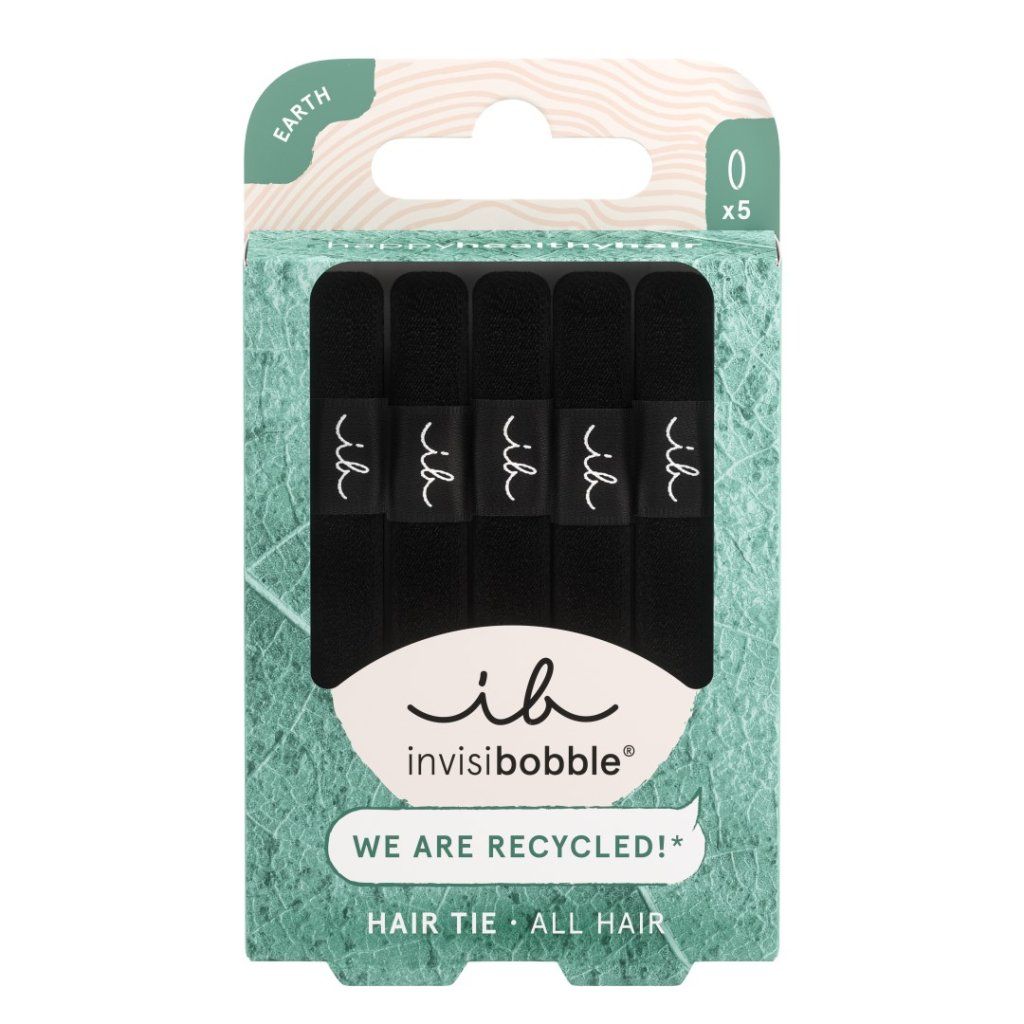 Invisibobble® Hair Tie Black 5 ks