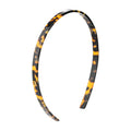 Balmain Acetate Headband Tortoise Shell