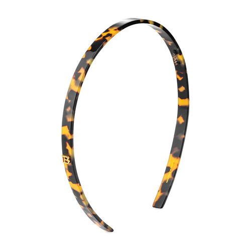 Balmain Acetate Headband Tortoise Shell