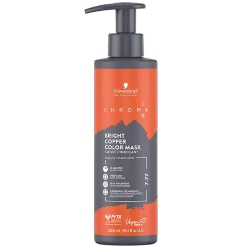 Schwarzkopf Professional Chroma ID Bonding Color Mask 300 ml - 7-77 Bright Copper