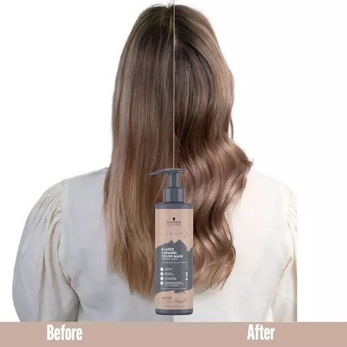 Schwarzkopf Professional Chroma ID Bonding Color Mask 300 ml - 8-46 Glazed Caramel