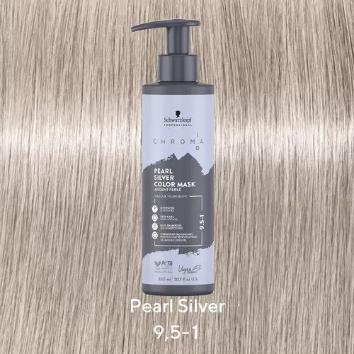 Schwarzkopf Professional Chroma ID Bonding Color Mask 300 ml - 9,5-1 Pearl Silver