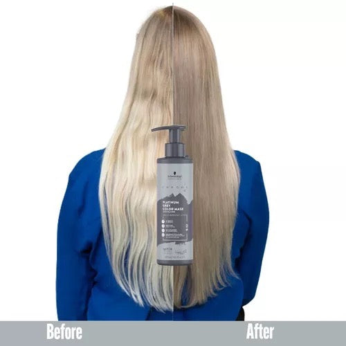 Schwarzkopf Professional Chroma ID Bonding Color Mask 300 ml - 9-12 Platinum Grey