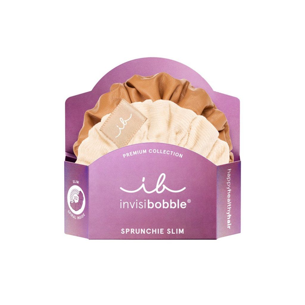 Invisibobble® Sprunchie Slim Premium Creme De Caramel 2 ks
