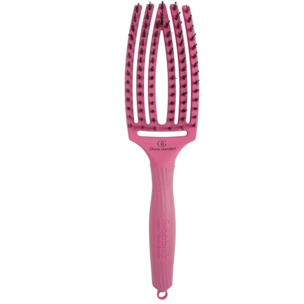 Olivia Garden Fingerbrush Combo Medium Pink