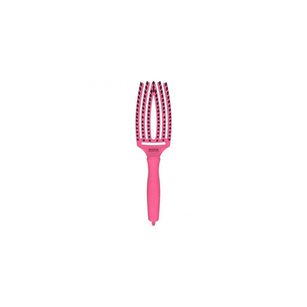Olivia Garden Fingerbrush Combo Medium Pink