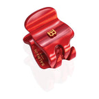Balmain Cellulose Acetate Pince à Cheveux Small Red