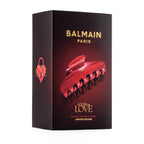 Balmain Cellulose Acetate Pince à Cheveux Large Red
