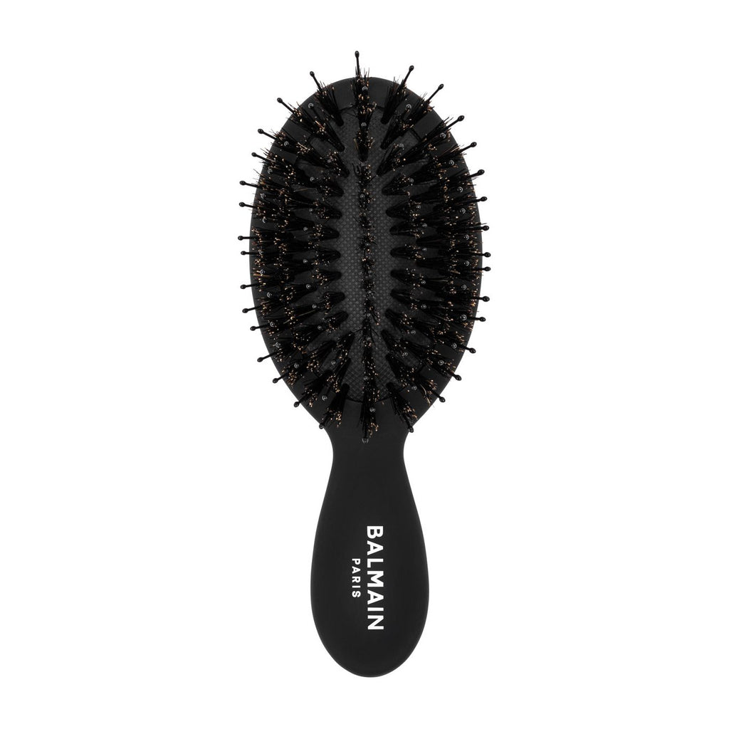 Balmain MINI All Purpose Spa Brush 100% boar hair and nylon bristles Black
