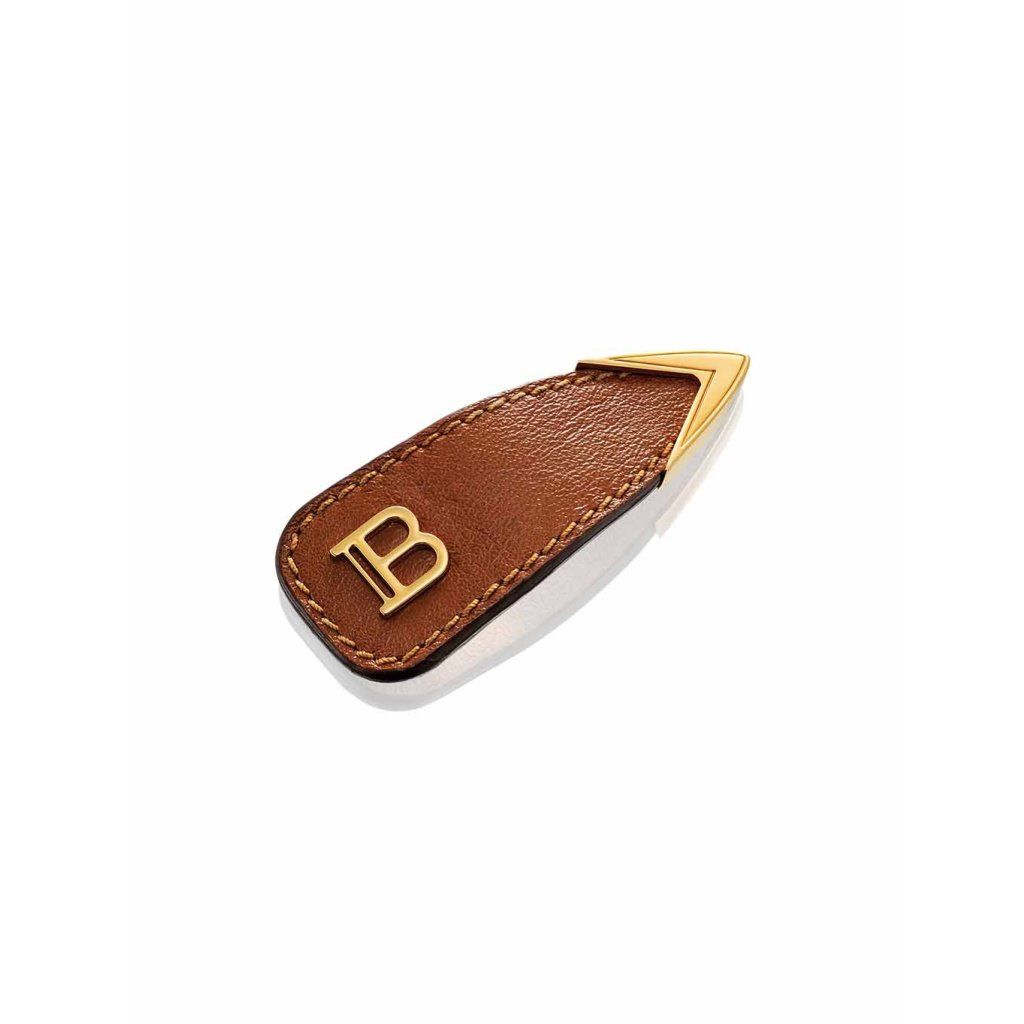 Balmain Allure Brown Hair Clip, kožená sponka do vlasů Limited Edition 2026