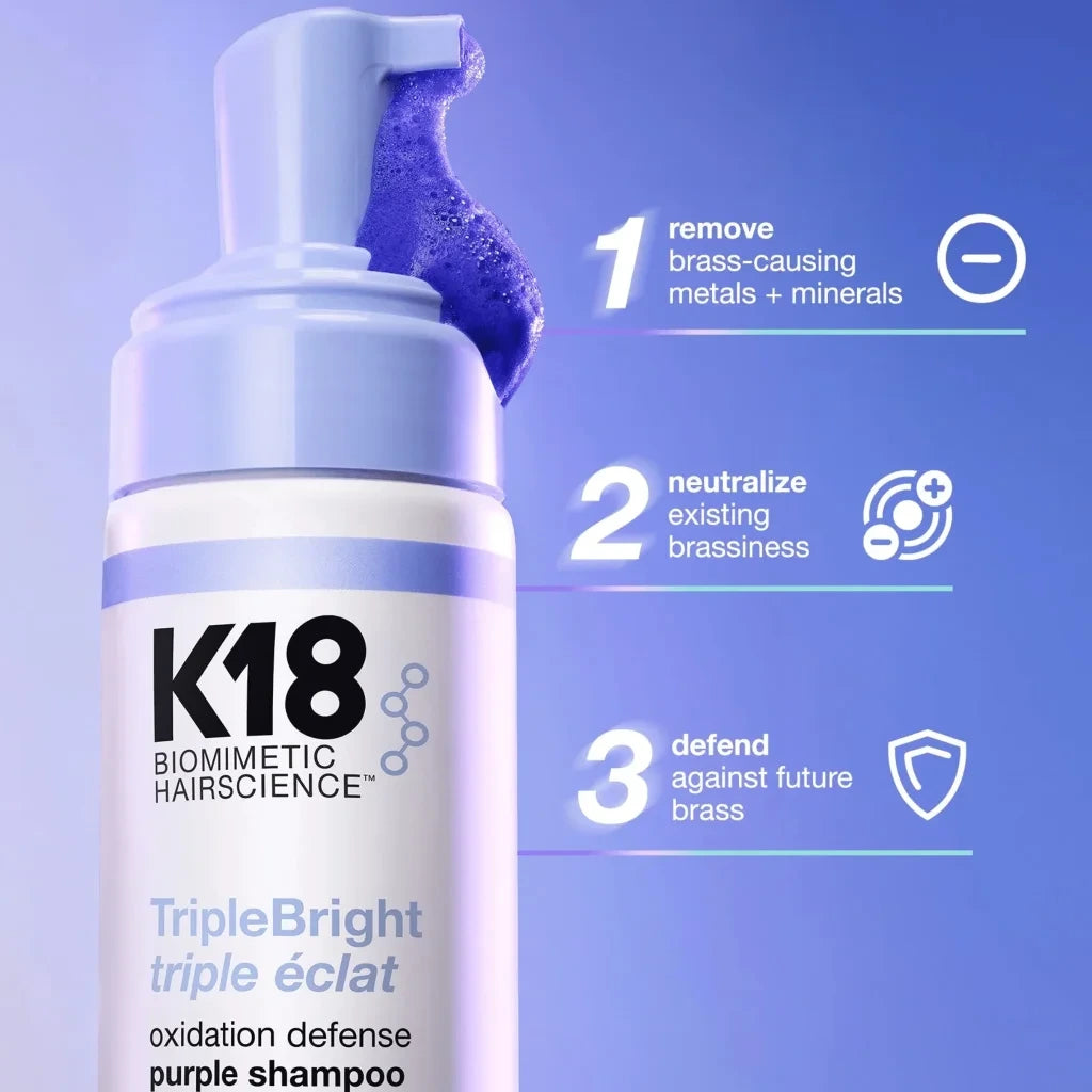 K18 TripleBright Purple Shampoo 125 ml