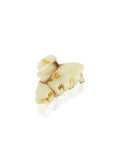 Cellulose Acetate Pince a Cheveux Marble