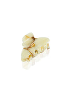 Cellulose Acetate Pince a Cheveux Marble