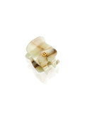 Cellulose Acetate Pince a Cheveux Marble